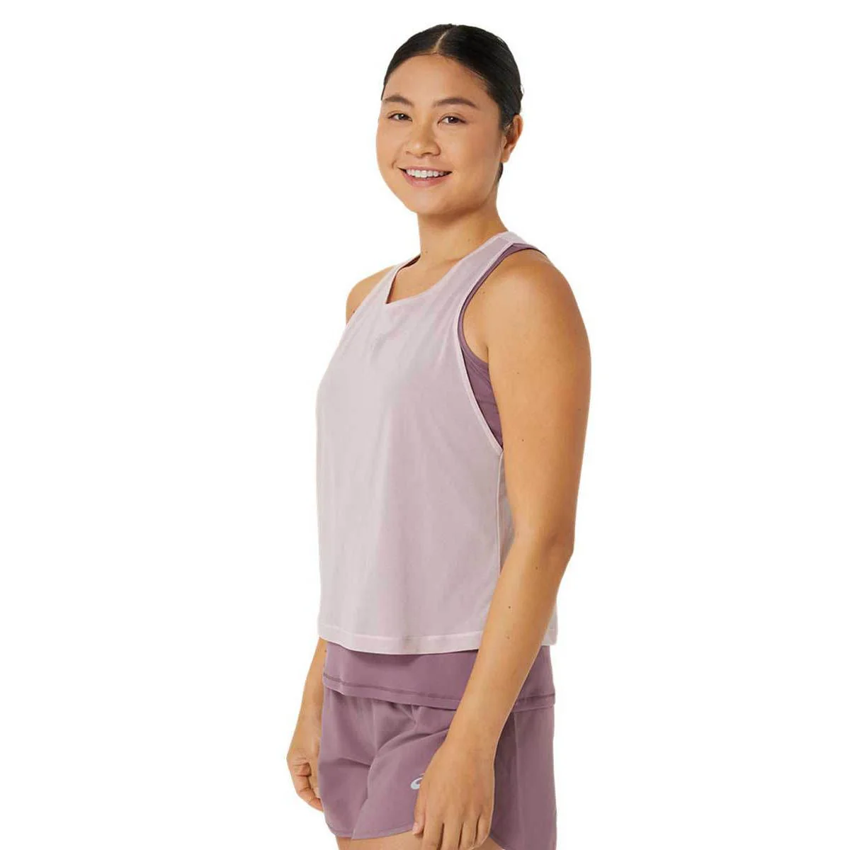 ASICS Nagino Women's Running Tank - Purple - L (US SIZE)