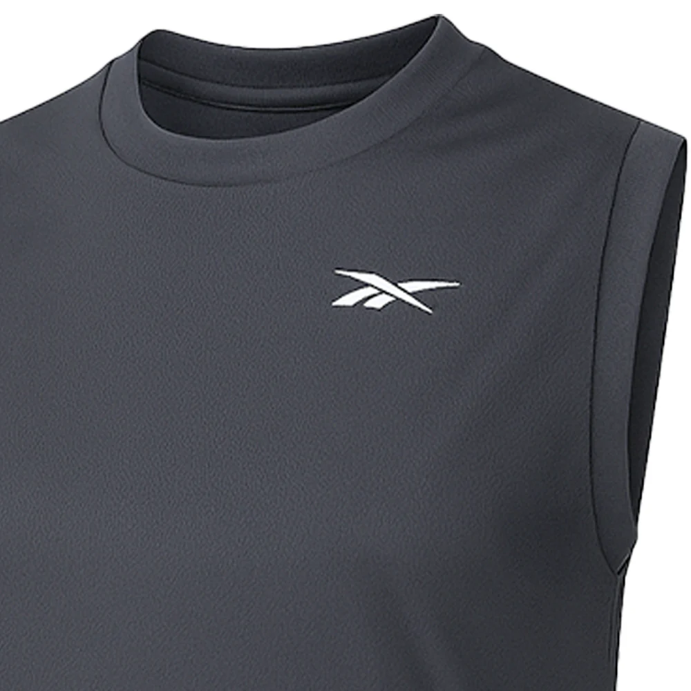 REEBOK ID Basketball Mesh Women's Training Tank - Black - L (US SIZE)