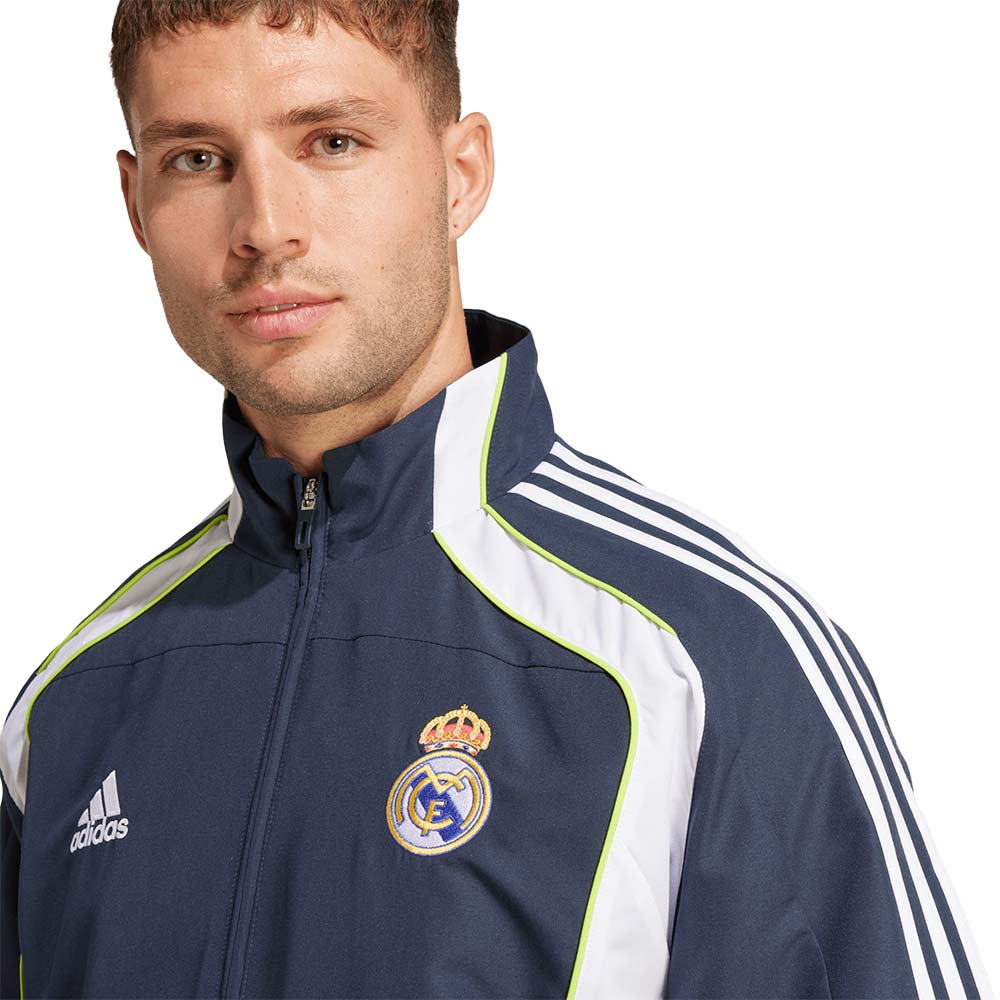 ADIDAS Real Madrid UBP Track Men's Football Jacket - Blue - 2XL (UK SIZE)