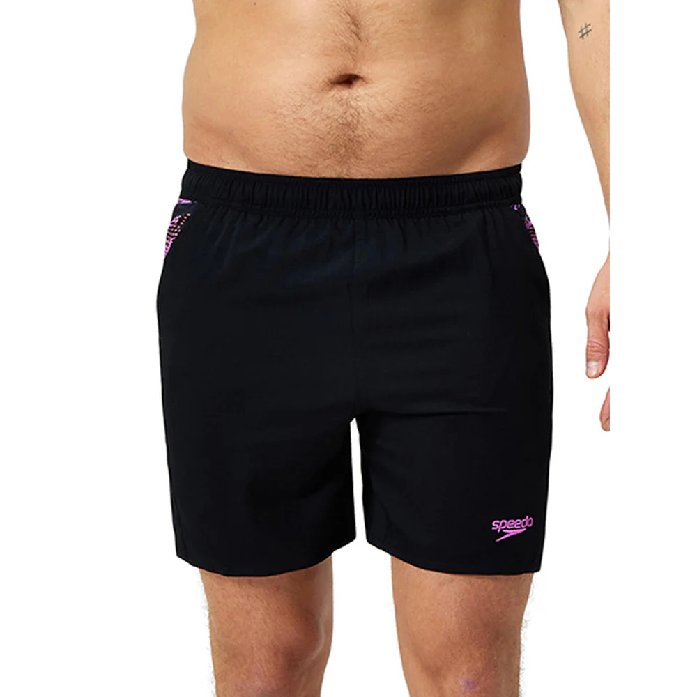 SPEEDO Mens XPRESS LITE Panel 16" Men's Watershorts - Black - 2XL (UK SIZE)