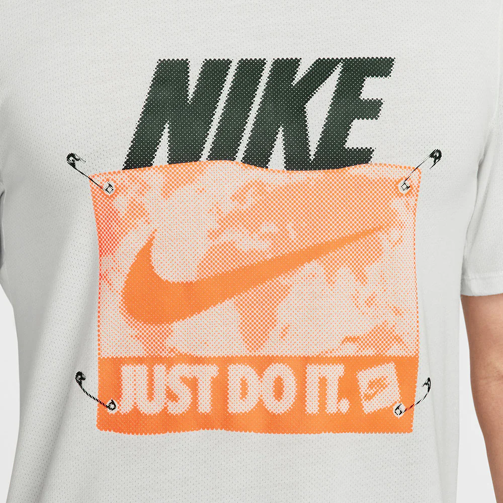 Мужская беговая футболка Nike Rise 365 Run Energy — цвет белый, размер L (азиатский размер)