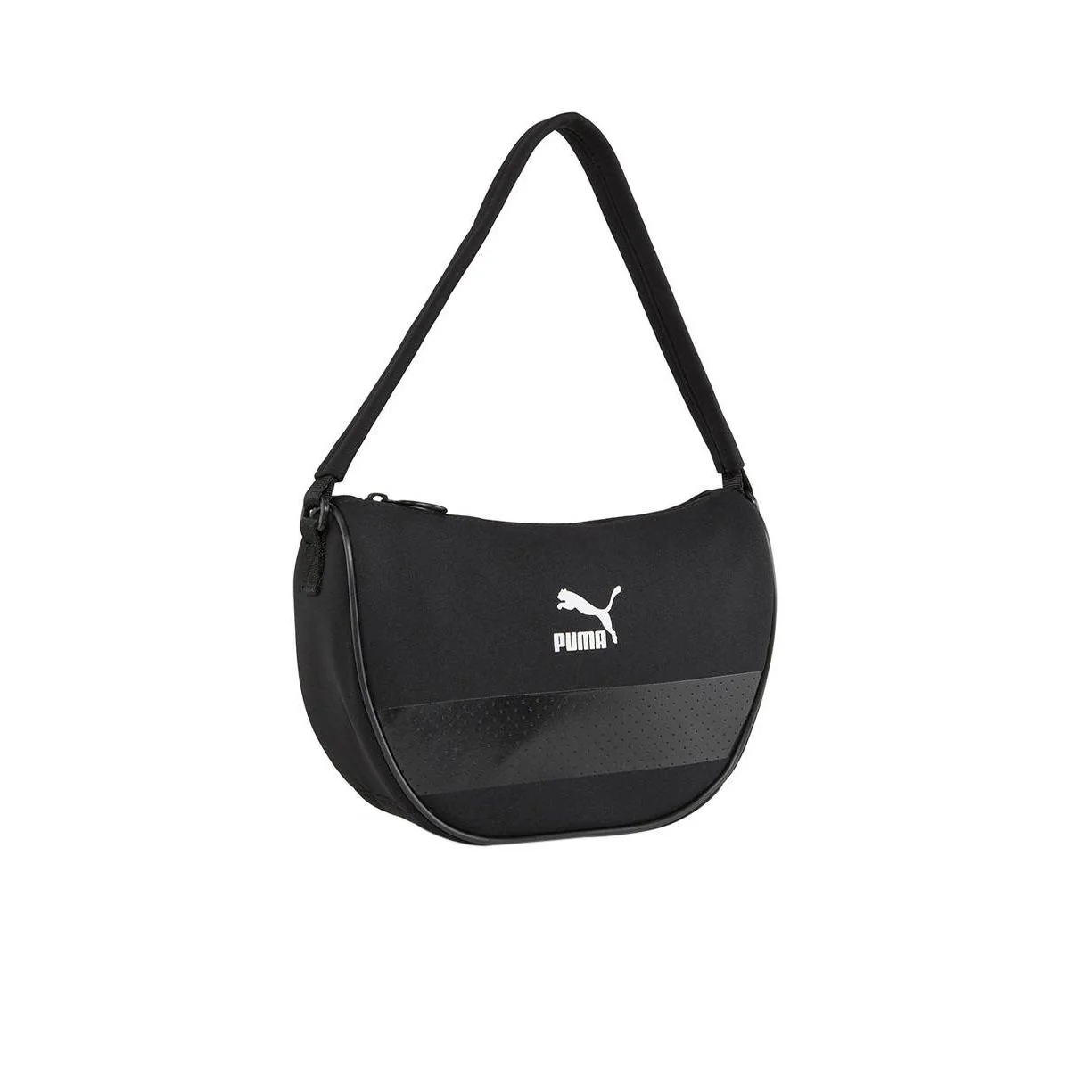 PUMA Classics Seas. Half Moon Unisex Crossbody Bag - Black - ONE SIZE