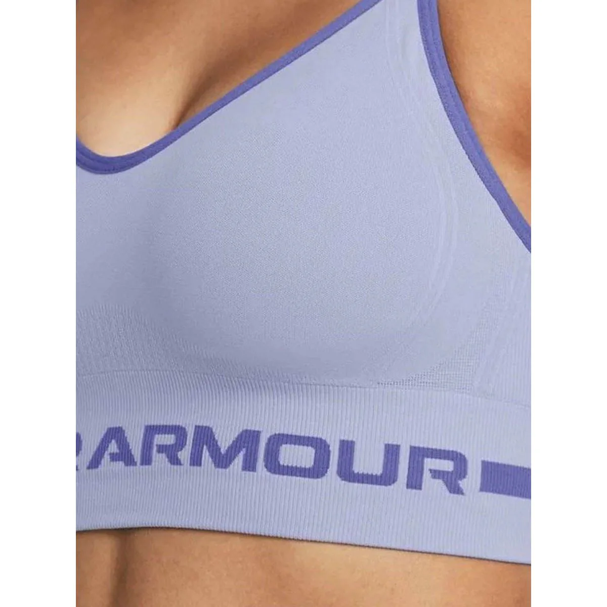 Женский спортивный топ Under Armour Seamless Low Long — цвет фиолетовый, размер L (американский размер)