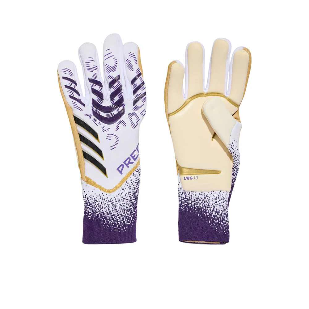 Мужские перчатки Adidas Predator Pro Goalkeeper — цвет белый, размер UK 7