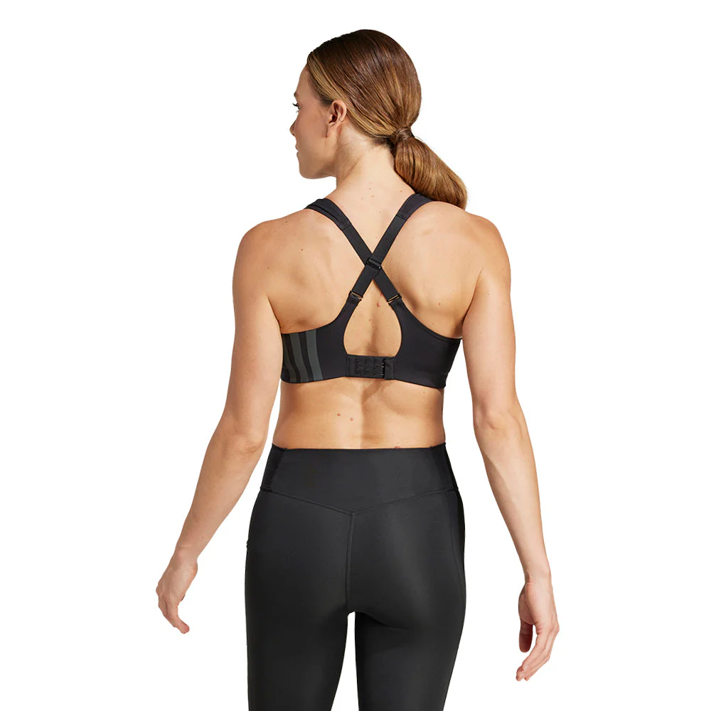 ADIDAS TLRD Impact Training High Support Women's Sports Bra - Black - L AA-B