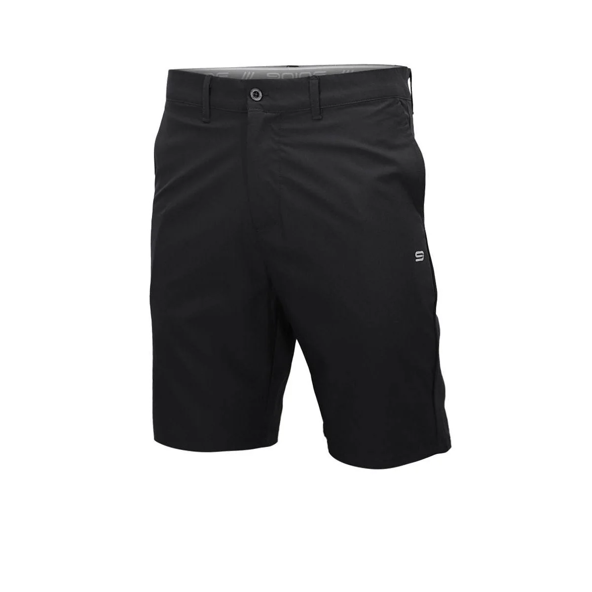 9NINE N24GOSHM03 Men's Golf Shorts - Black - 2XL (US SIZE)