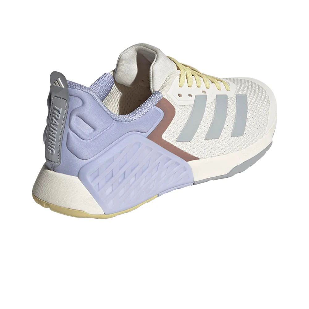 Женские тренировочные кроссовки Adidas Dropset 3 — цвет белый, размер UK 4