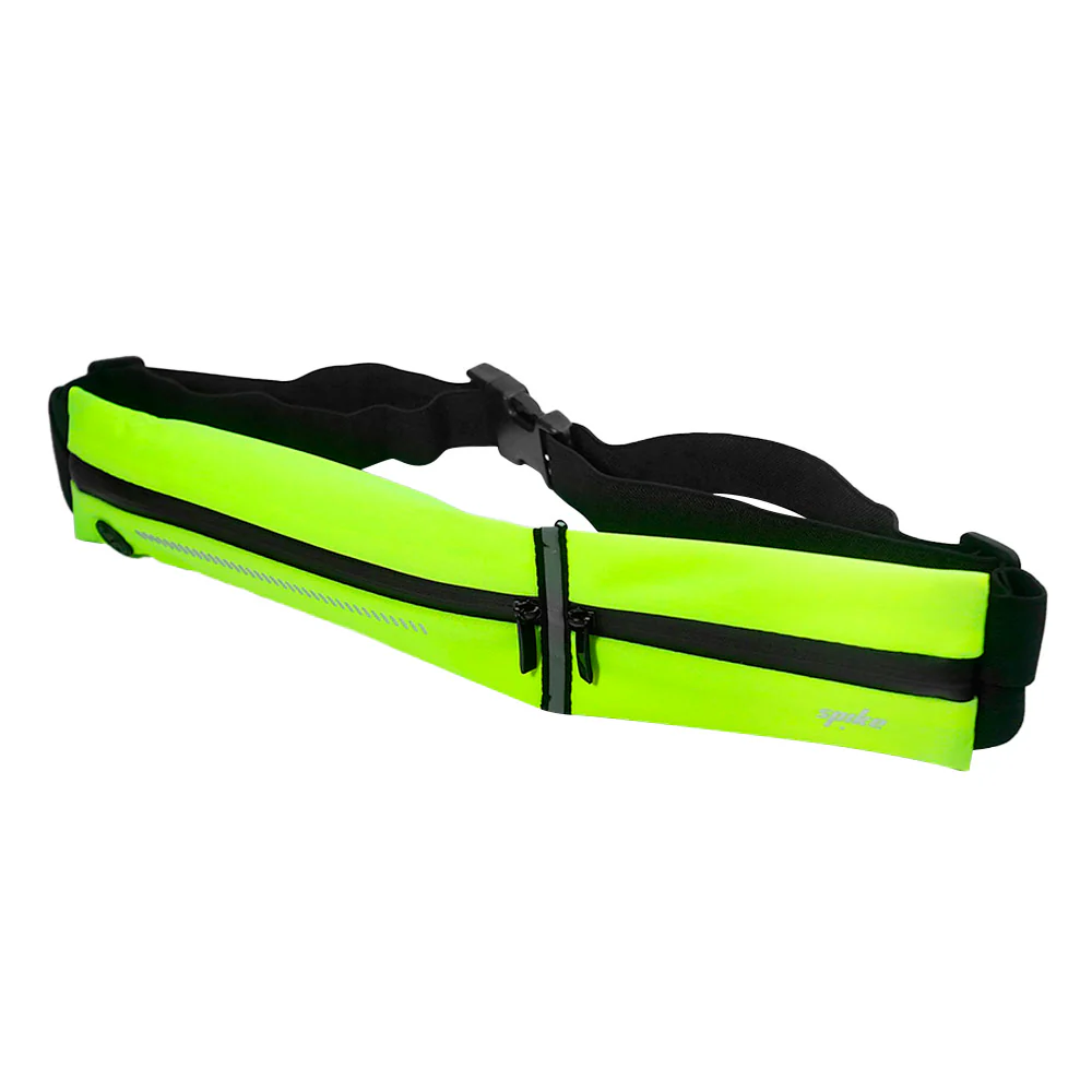 SPIKE Green Unisex Running Waistpack - Green - ONE SIZE