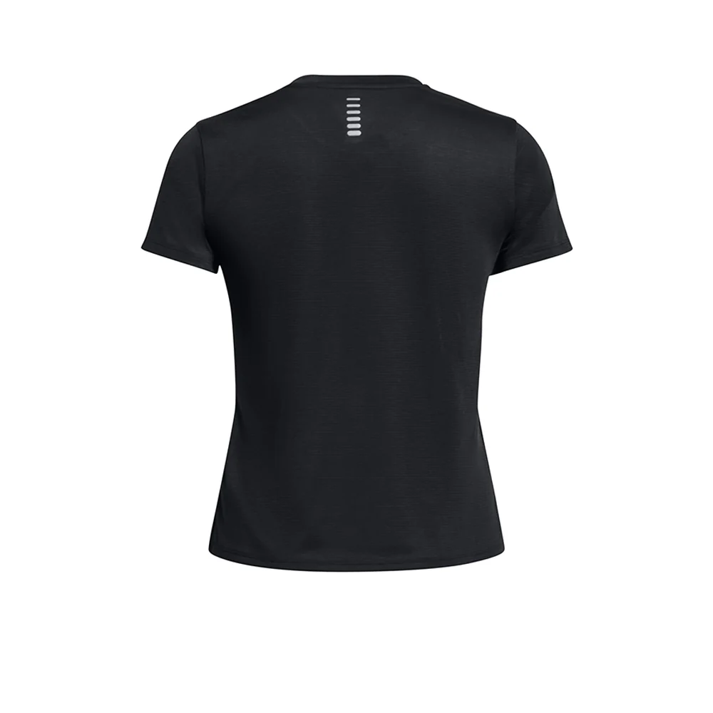 UNDER ARMOUR Launch  Short Sleeve Women's Running T-Shirt - Black - L (US SIZE)