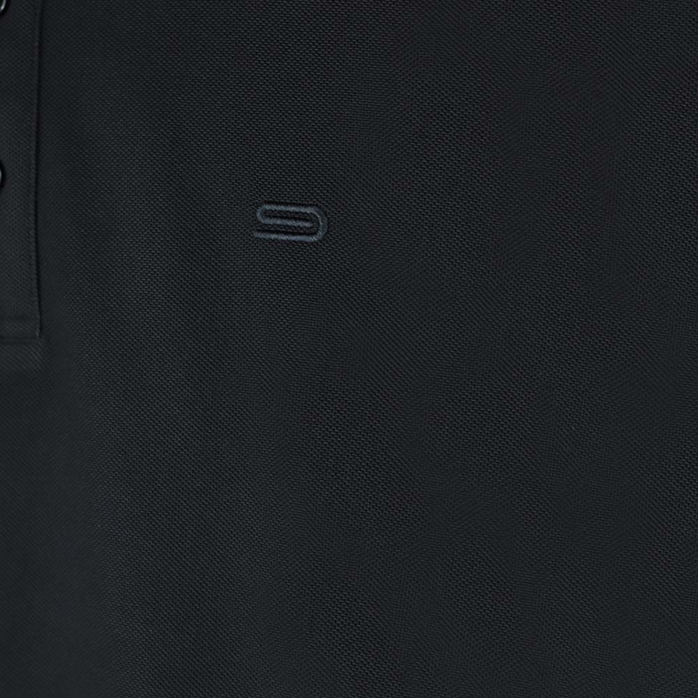 9NINE Black Label Men's Golf Polo Shirt - Black - 2XL (US SIZE)