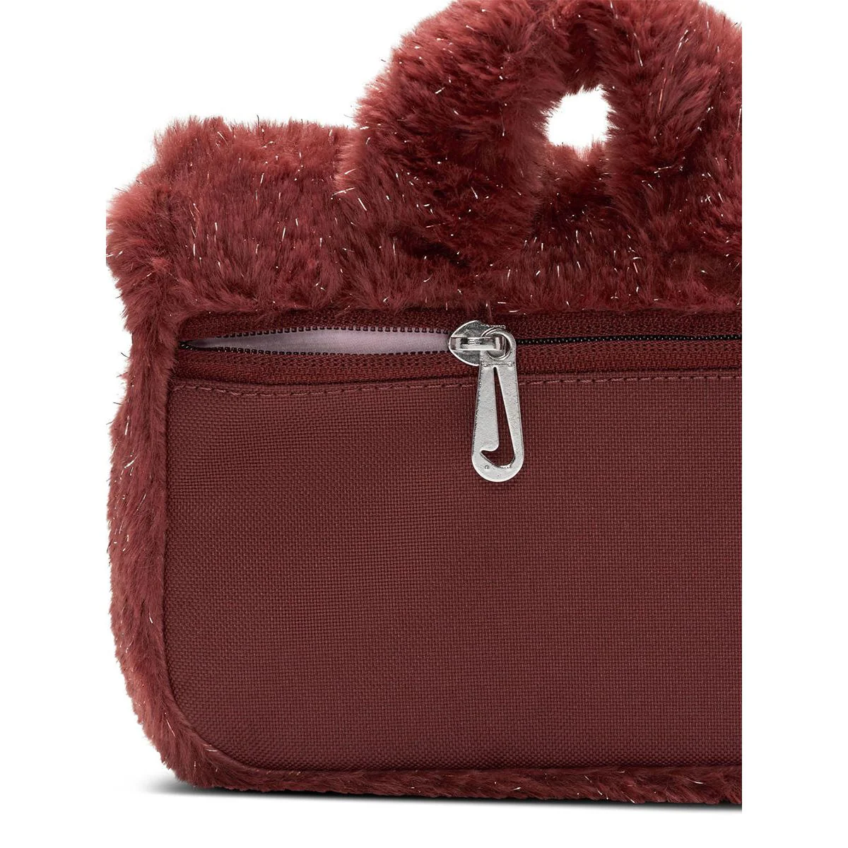 NIKE Faux Fur Girls Crossbody Bag