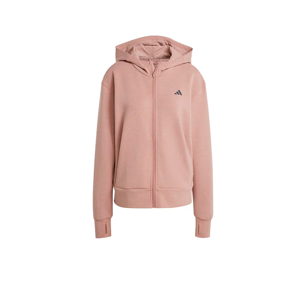 ADIDAS Designed 4 Training Full-Zip Women's Training Hoodie - Orange - 2XL (ASIAN SIZE)