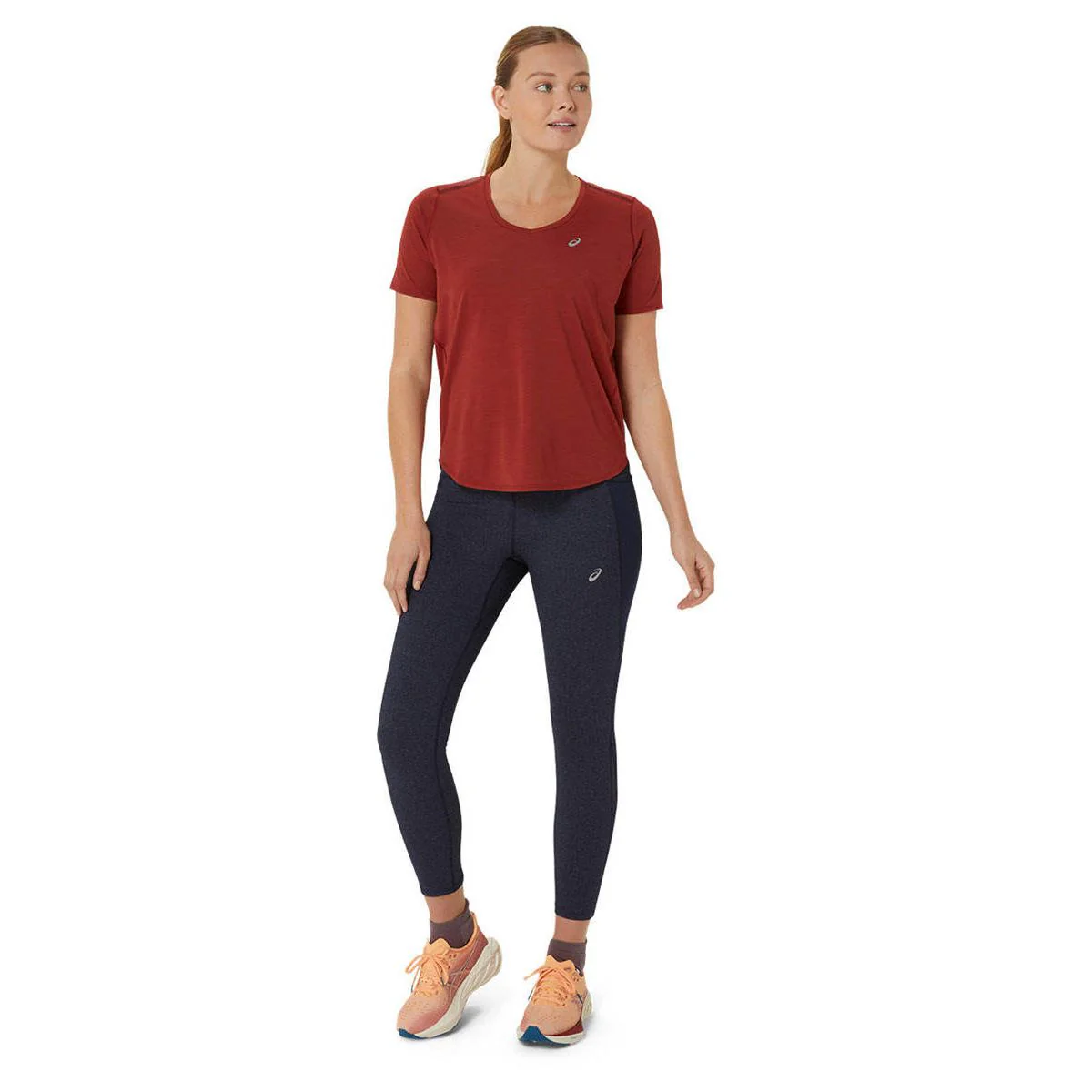 ASICS Road V-Neck Women's Running T-Shirt