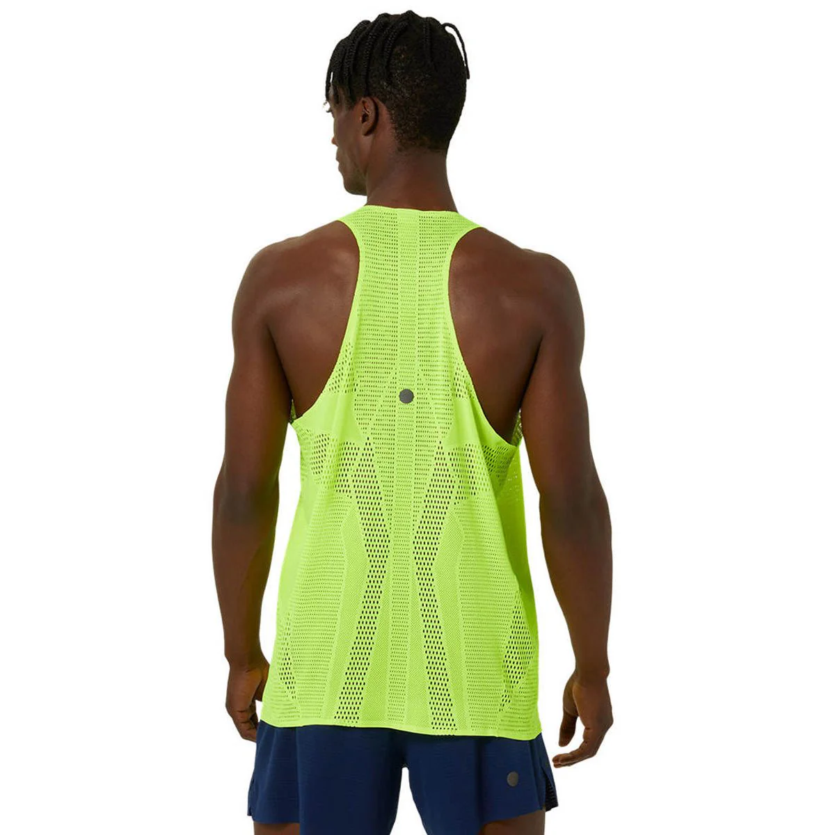 Asics Metarun Men's Running Tank — цвет желтый, размер L (американский размер)