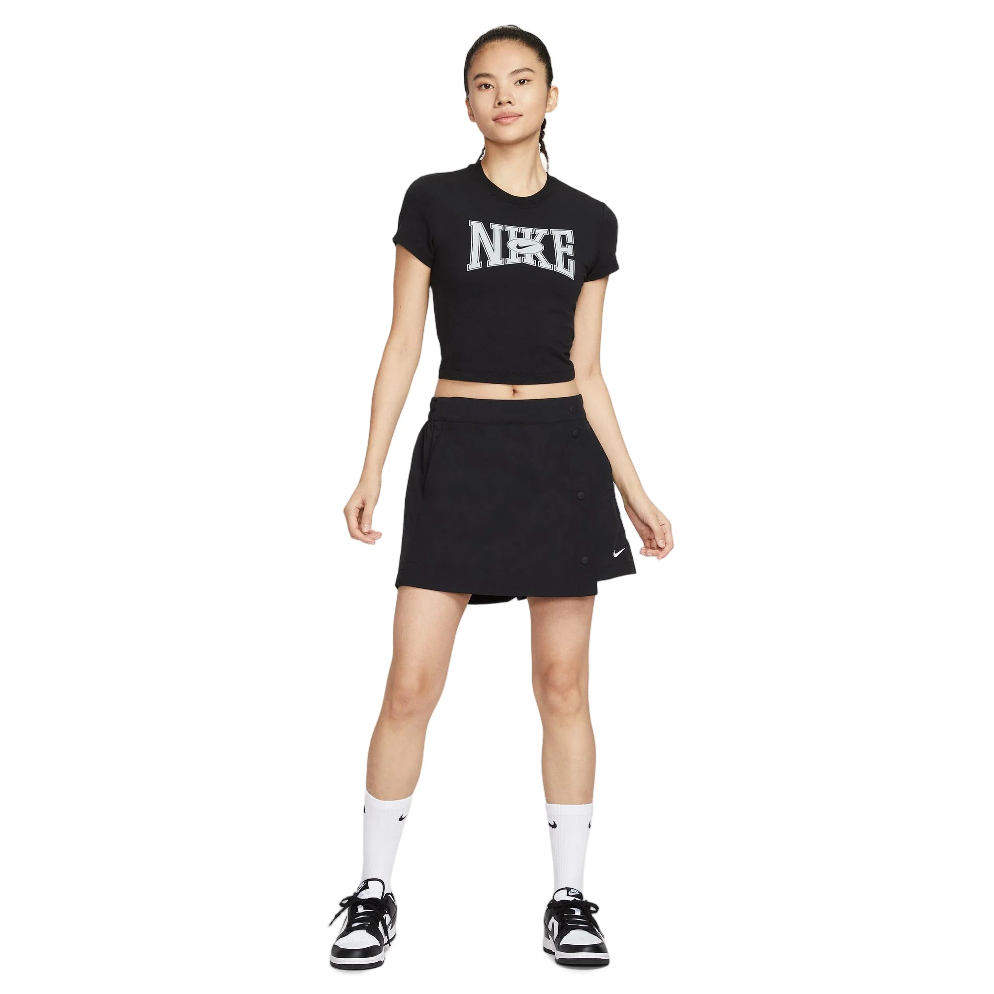 NIKE Sportswear Essential Women's Skort - Black - L (US SIZE)