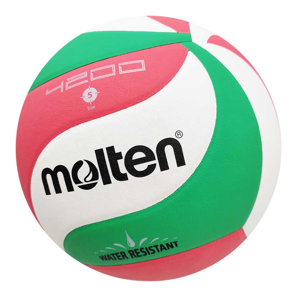MOLTEN วอลเล่ย์บอล V5M4200 เบอร์ 5 สีขาว/แดง/เขียว - Multi color - BALL 5