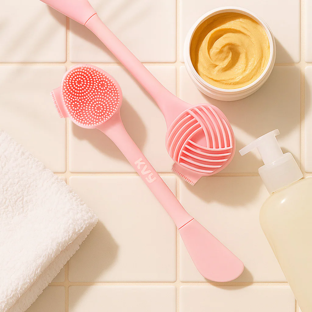 KVY Facial Cleansing Brush & Mask Applicator Blade Shape - #Blade Shape