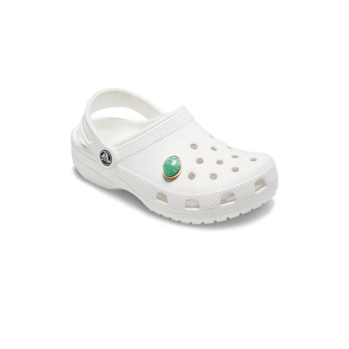 CROCS Jibbitz Green Oval Shoes Charm - Green - ONE SIZE