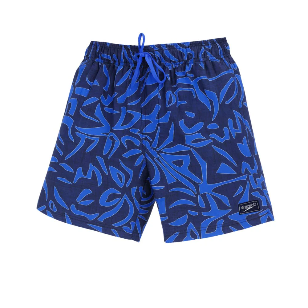 SPEEDO Colorblock Redondo Print Volley 18" Men's Watershorts - Blue - 2XL (UK SIZE)