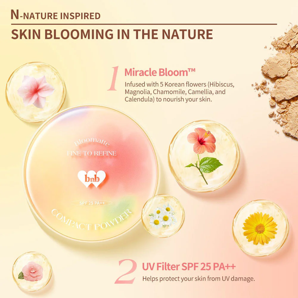 Barenbliss Bloomatte Fine to Refine Compact Powder — TN1, 6 г