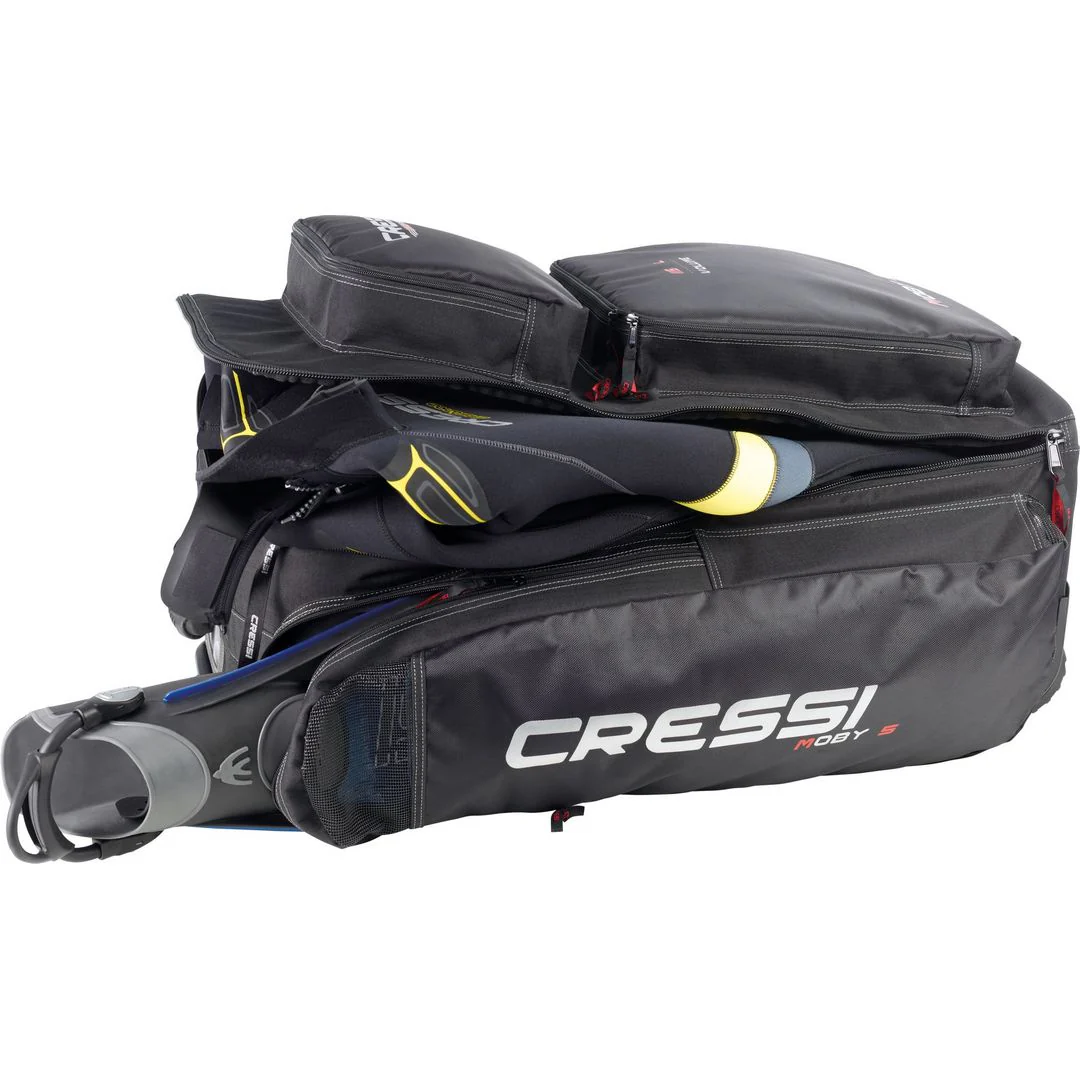 CRESSI Moby 5 Trolley Bag - Black - One Size - Black