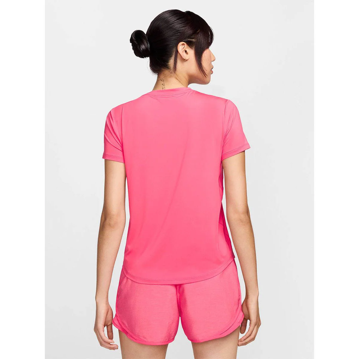 Женская беговая футболка Nike One Dri-FIT Graphic — цвет красный, размер L (американский размер)