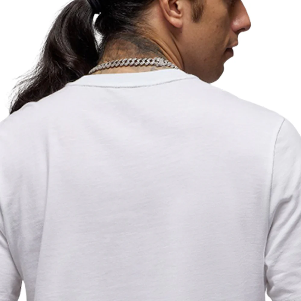 Мужская футболка Nike Jordan Sport Dri-FIT Basketball — цвет белый, размер L (американский размер)