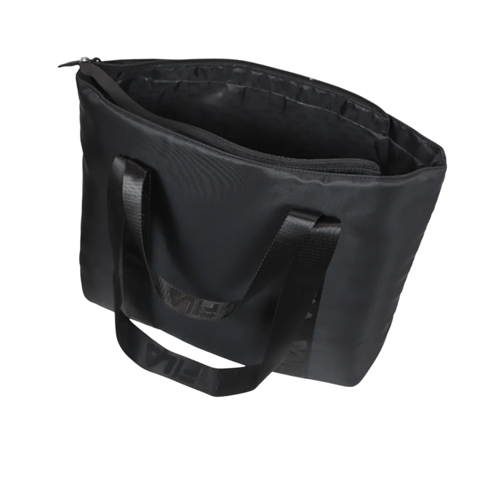 FILA Black Unisex Tote Bag - Black - ONE SIZE