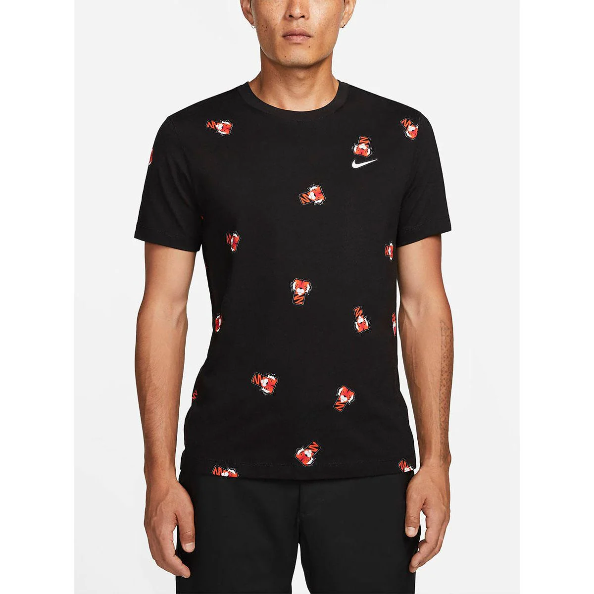 NIKE Tiger Woods "Frank" Men's Golf T-Shirt - Black - 2XL (US SIZE)