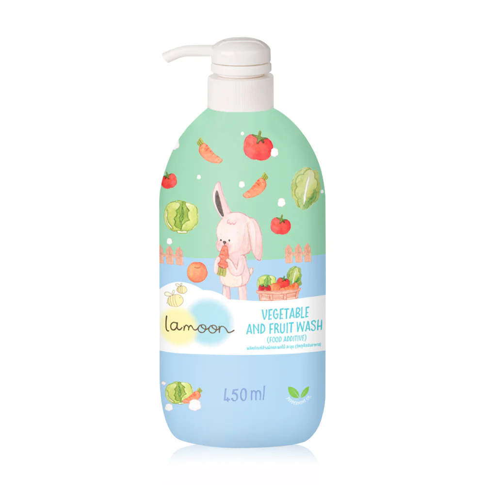 Lamoon Organic Vegtable And Fruit Wash Pump 450 мл