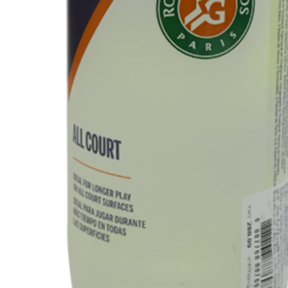 Wilson Roland Garros All Court Tennis Ball (3 Balls) — цвет желтый, размер единый размер