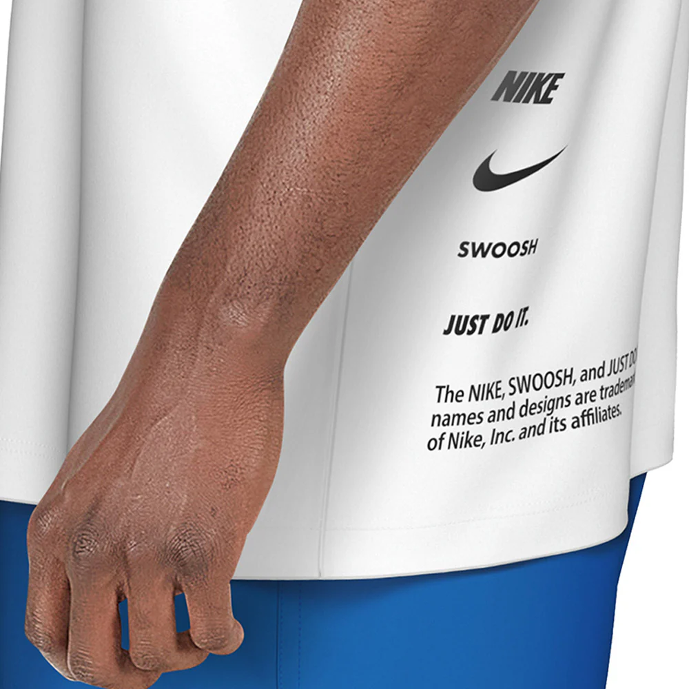 Мужская рубашка Nike Hydroguard Swim — цвет белый, размер L (американский размер)