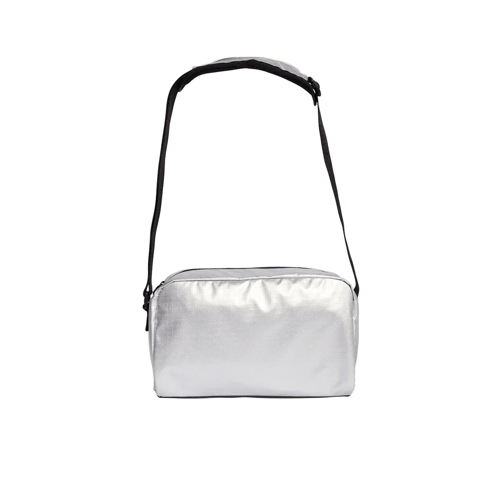 ADIDAS Glow Mini Duffel Unisex Crossbody Bag - Silver - ONE SIZE