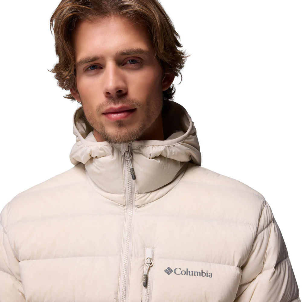COLUMBIA Drift Peak™ Stretch Down Hooded Men's Jacket - Beige - 2XL (US SIZE)