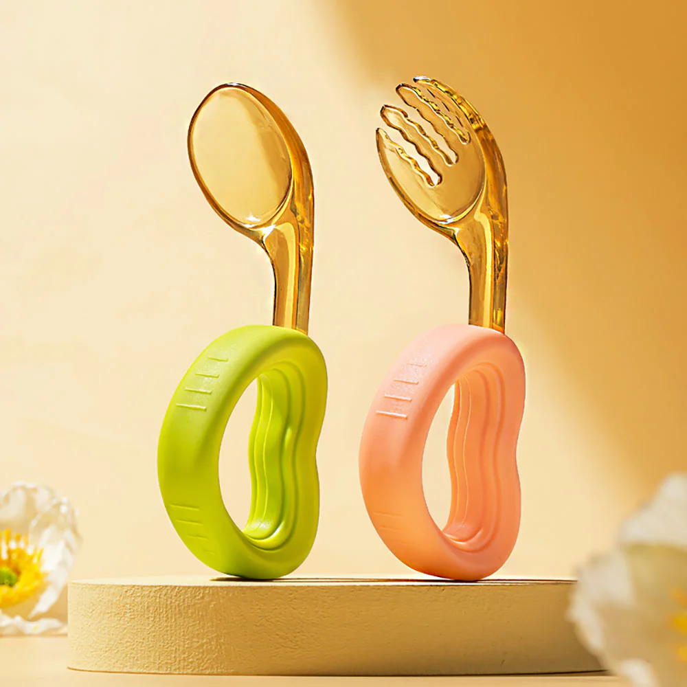 Hogokids Heart Shaped Fork And Spoon Set