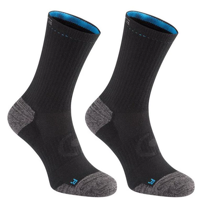 PING SensorCool Crew Unisex Golf Socks - Black - ONE SIZE