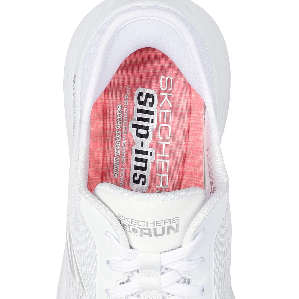 Skechers Hands Free Slip-ins®: Max Cushioning Elite™ 2.0 — цвет белый, размер US 10, Vanish Women's Running Shoes