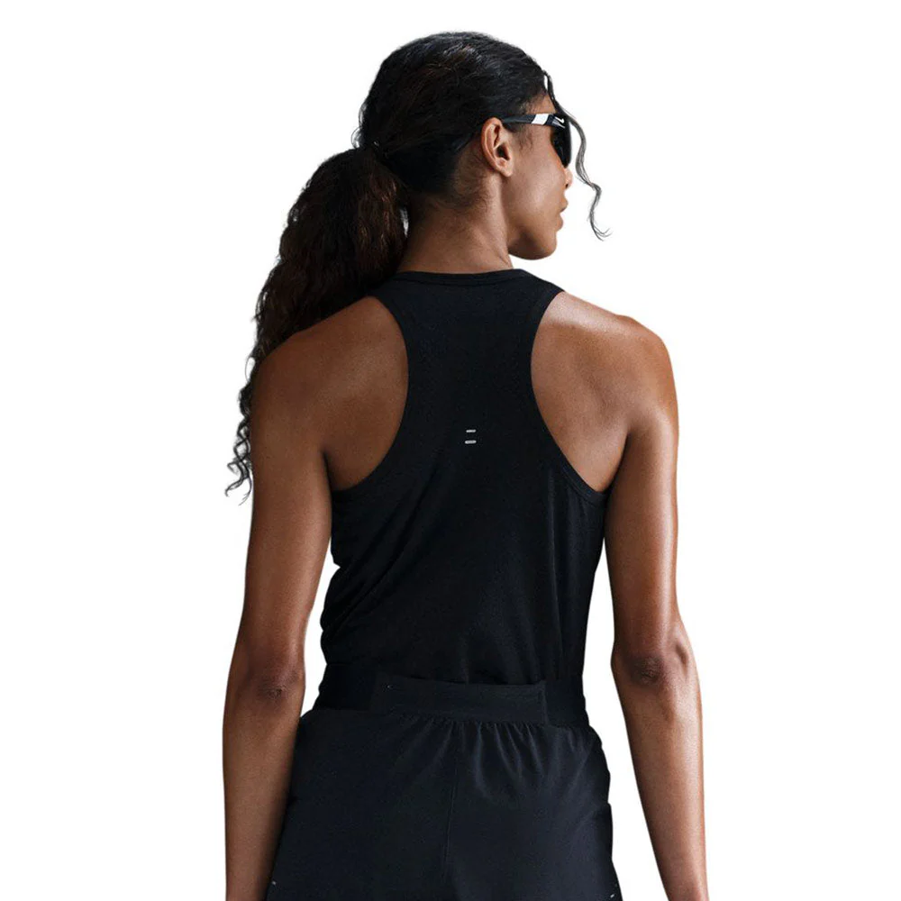 NIKE Tempo Women's Running Tank - Black - L (US SIZE)