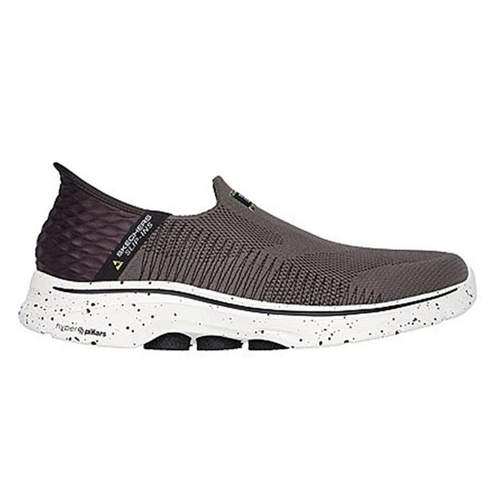 Мужские тренировочные кроссовки Skechers Slip-ins®: Go Walk 7™ — цвет коричневый, размер US 10