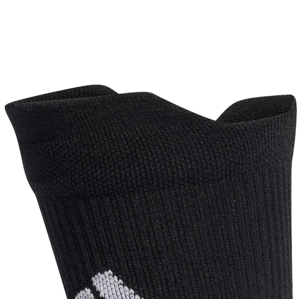 ADIDAS GRIP Knitted Crew Cushioned Performance Men's Football Socks - Black - L (UK SIZE)