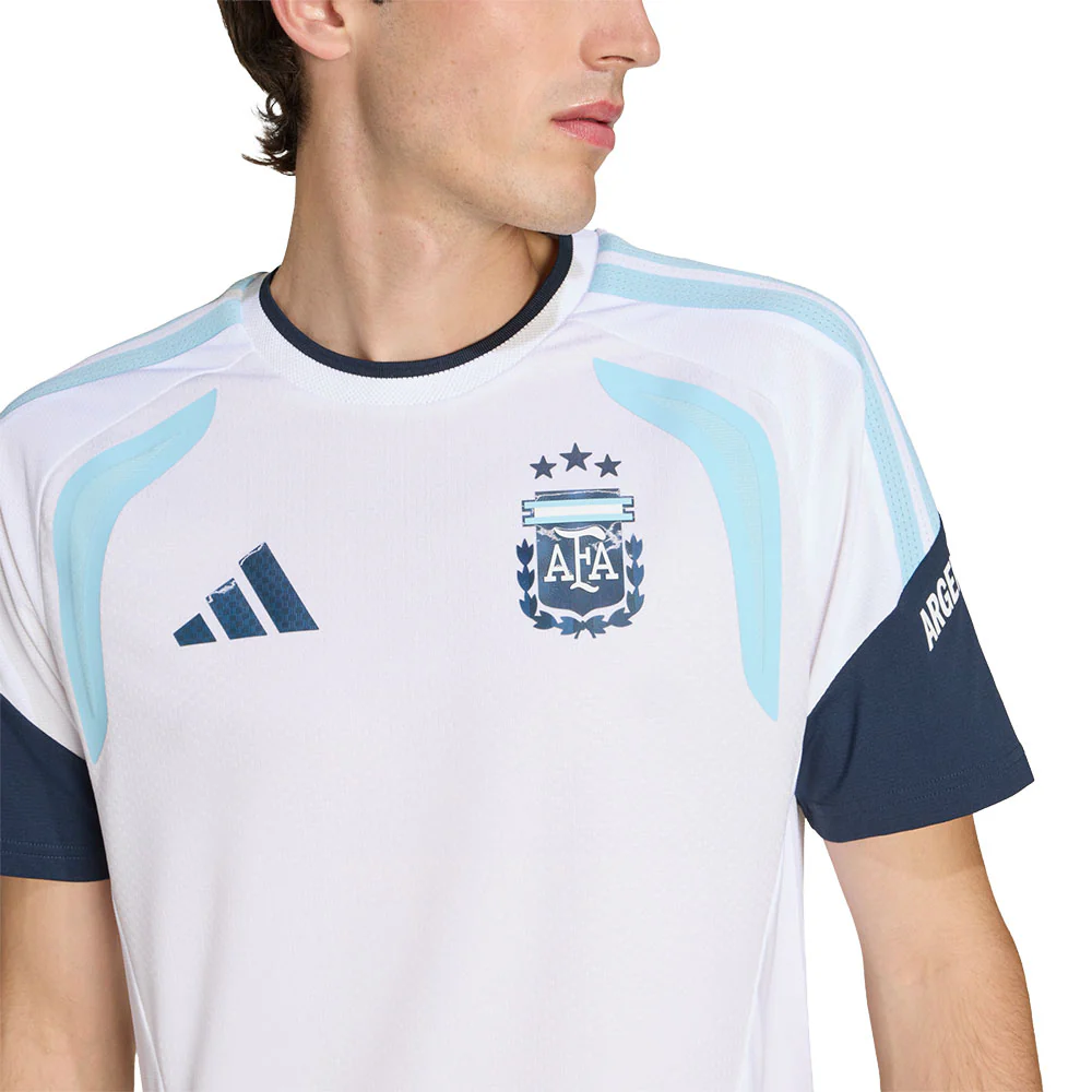 Мужская футбольная джерси Adidas Argentina 2026 Tiro Pro — цвет белый, размер 2XL (UK SIZE)