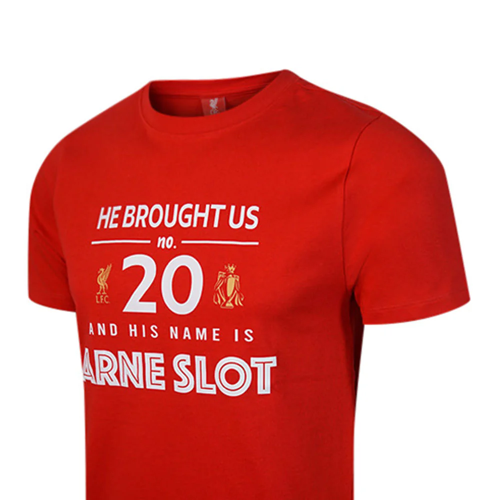 LFC Arne Slot Graphic Men's Football T-Shirt