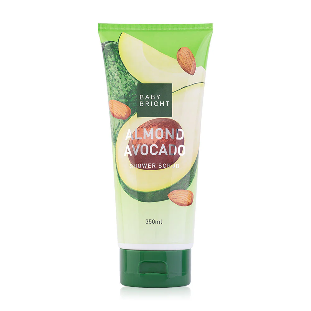 Baby Bright Almond Avocado Shower Scrub — Almond Avocado, 350 мл