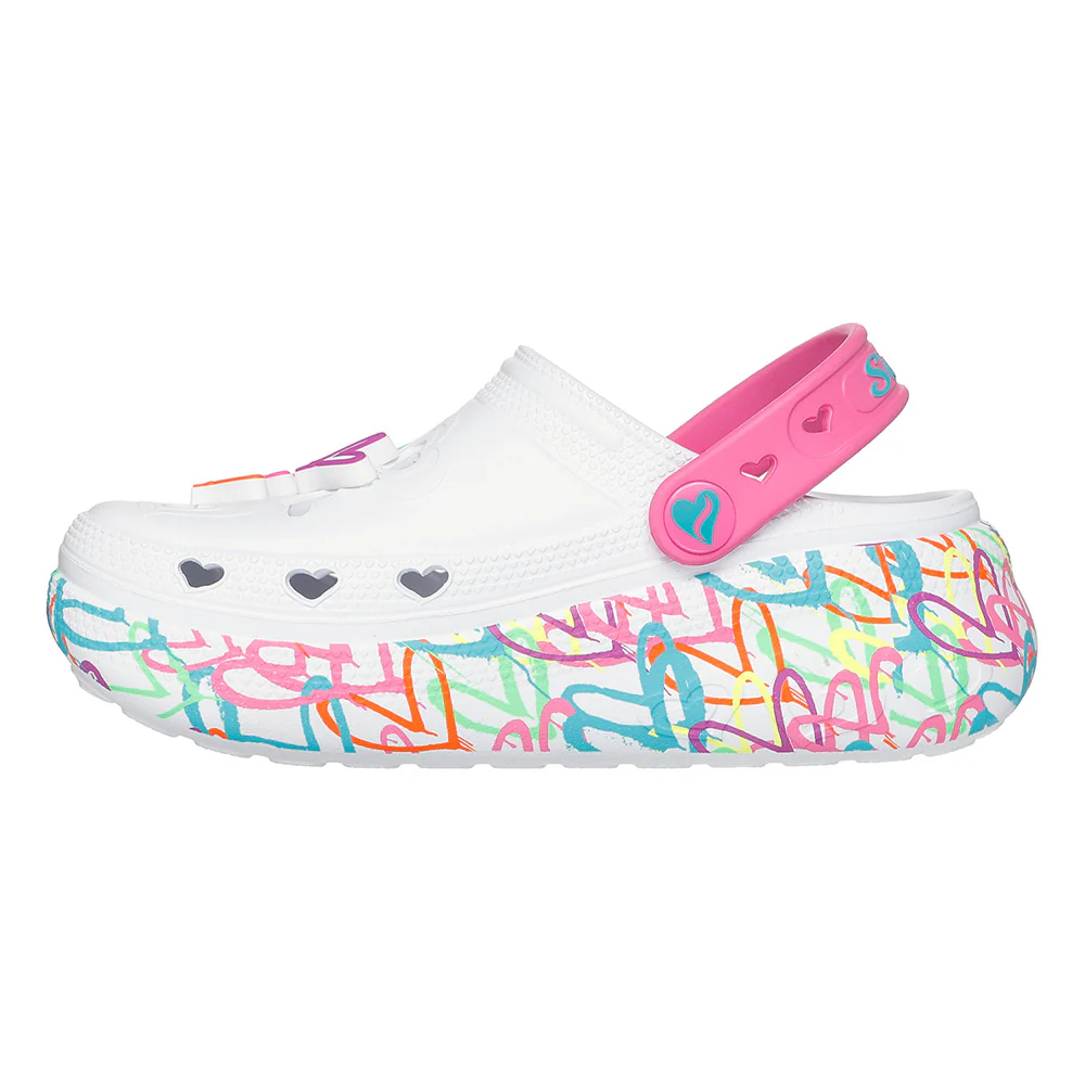 SKECHERS x JGoldcrown: Foamies Cutie Pops – Love Pop Girls Sandals