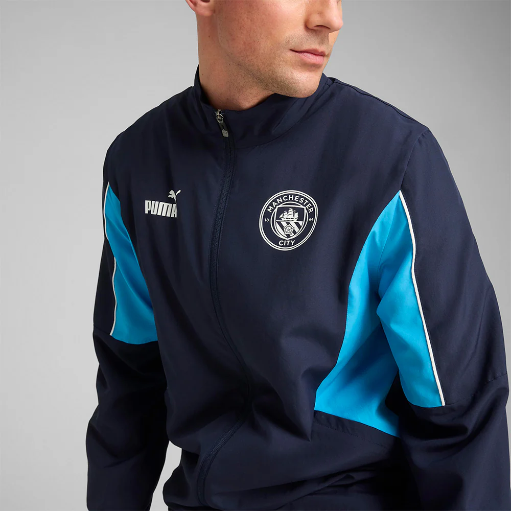 PUMA Manchester City ftblARCHIVE Men's Football Jacket - Blue - 2XL (UK SIZE)