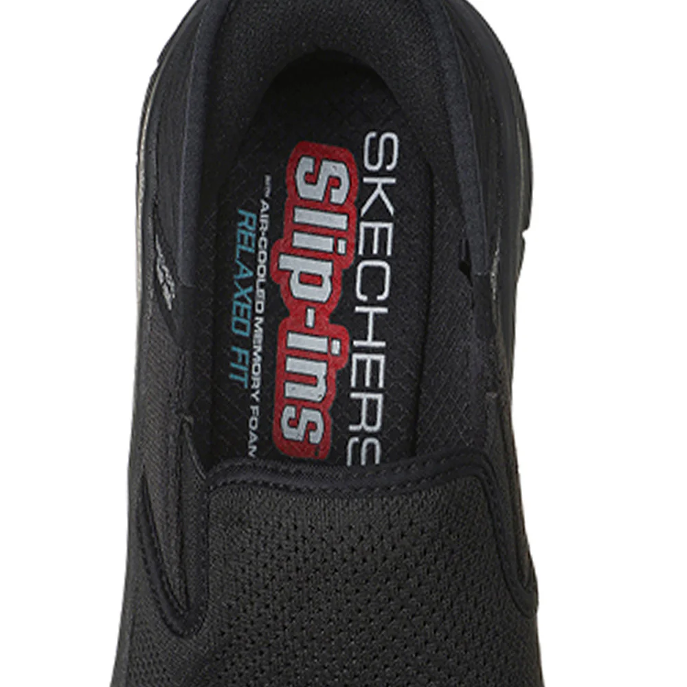 SKECHERS Slip-ins® Relaxed Fit®: D'Lux Walker® 2.0 - Reeler Men's Lifestyle Shoes - Black - US 10