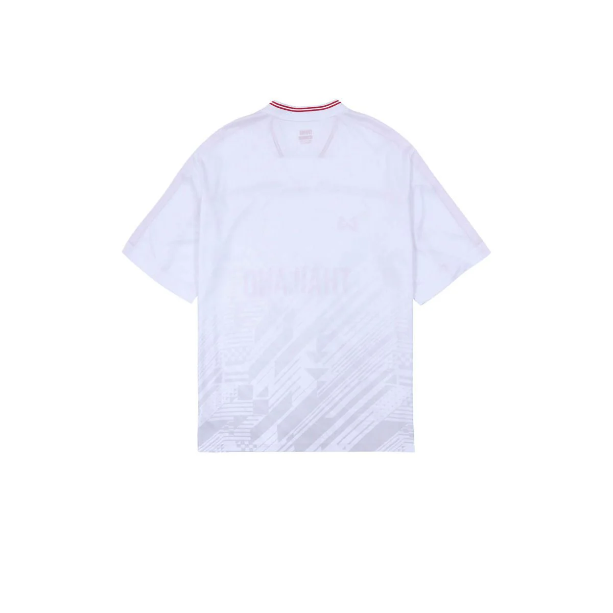 Футболка унисекс Warrix Lifestyle Oversize Football — цвет белый, размер L (американский размер)