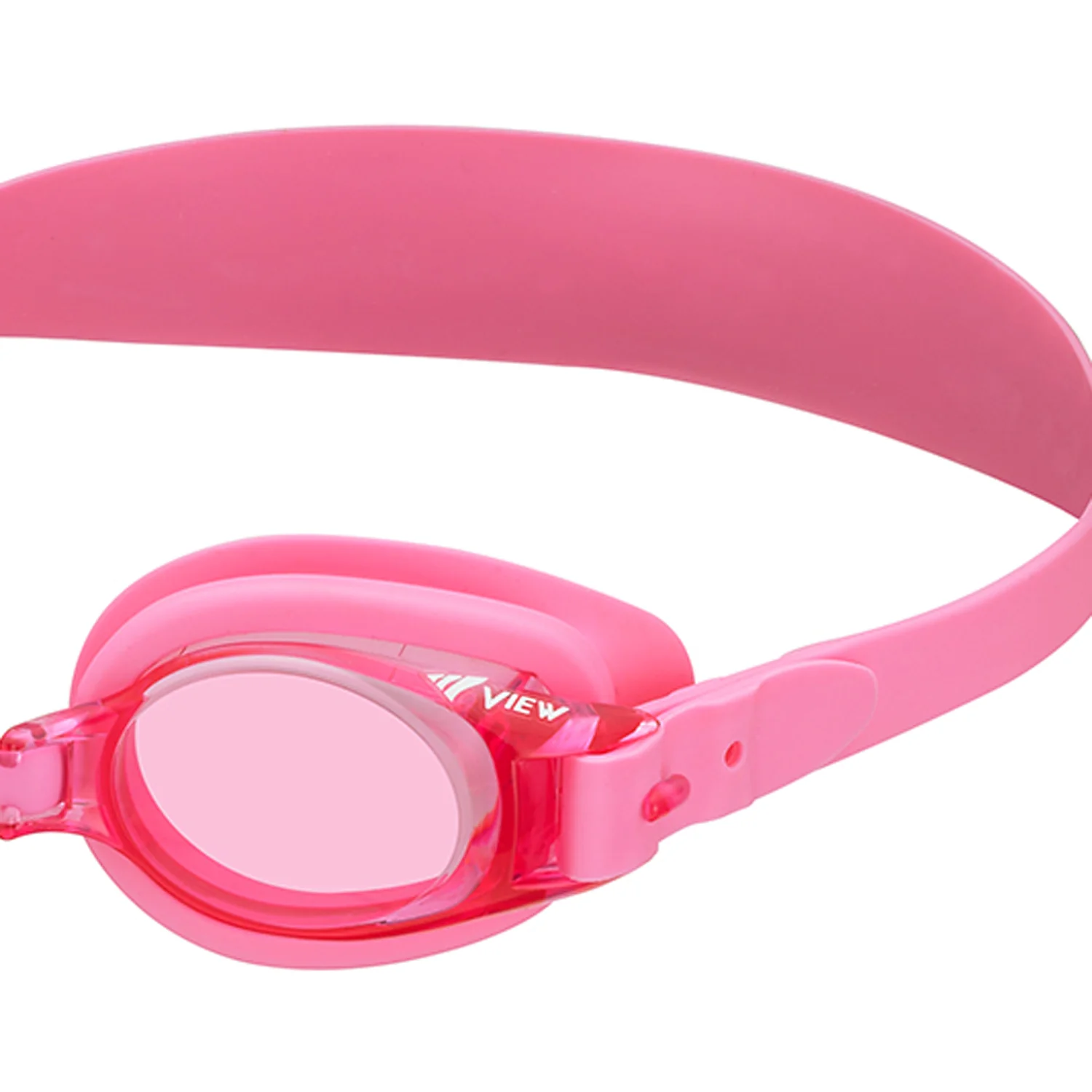 VIEW แว่นตาว่ายน้ำเด็ก 4-9 ปี V770JA สีชมพู - Pink - ONE SIZE