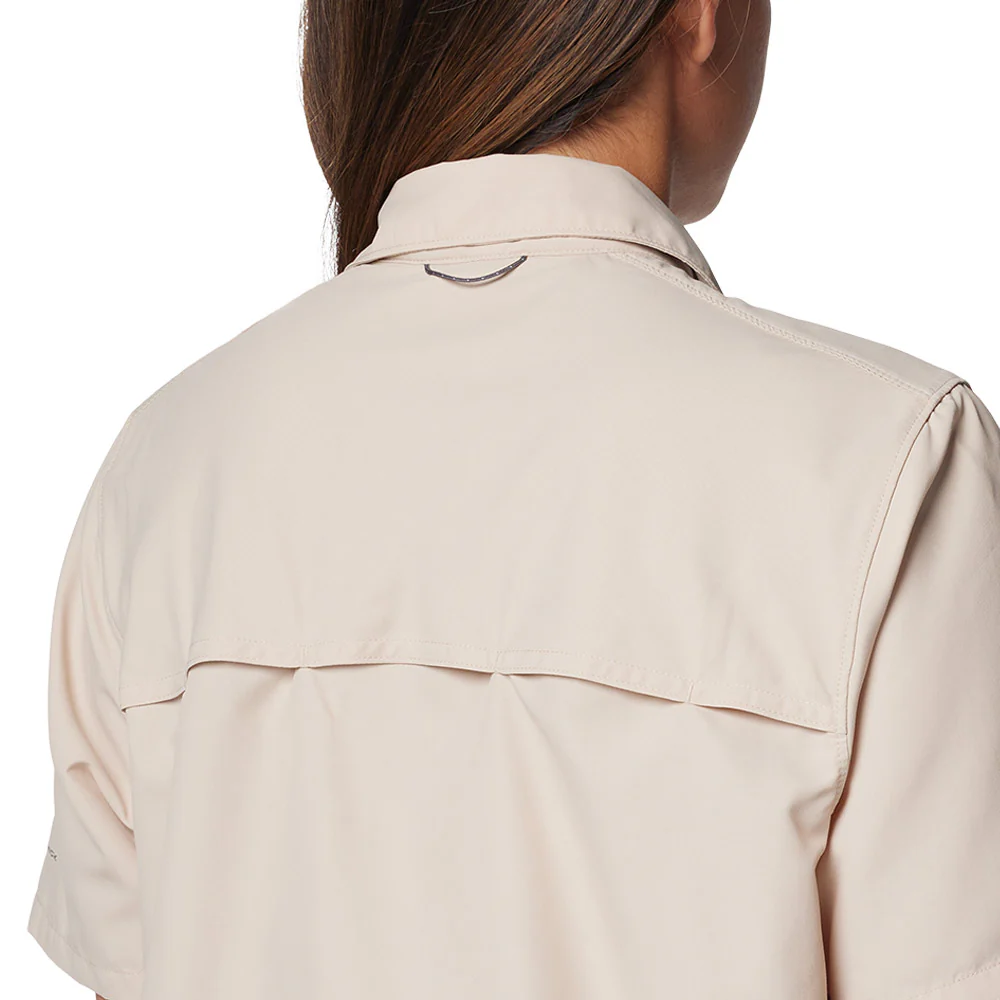 COLUMBIA Silver Ridge™ 3.0 Short Sleeve Women's Hiking Shirt - Beige - L (US SIZE)