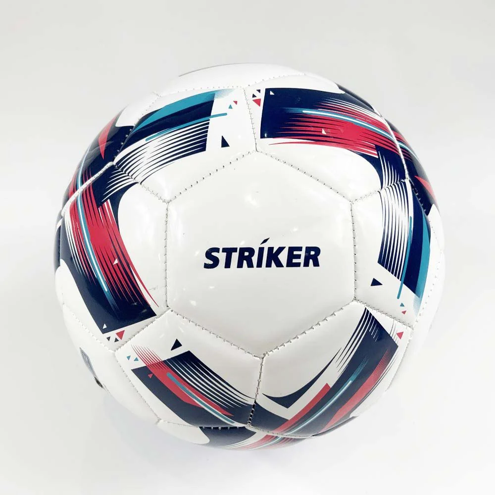 Grand Sport ฟุตบอล Striker ลูกบอล หนังเย็บเครื่อง เบอร์ 5 - Multi color - Striker